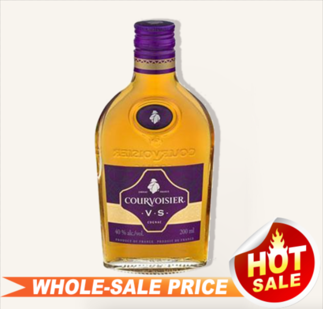 Courvoisier 80 Proof VS Cognac Bottle