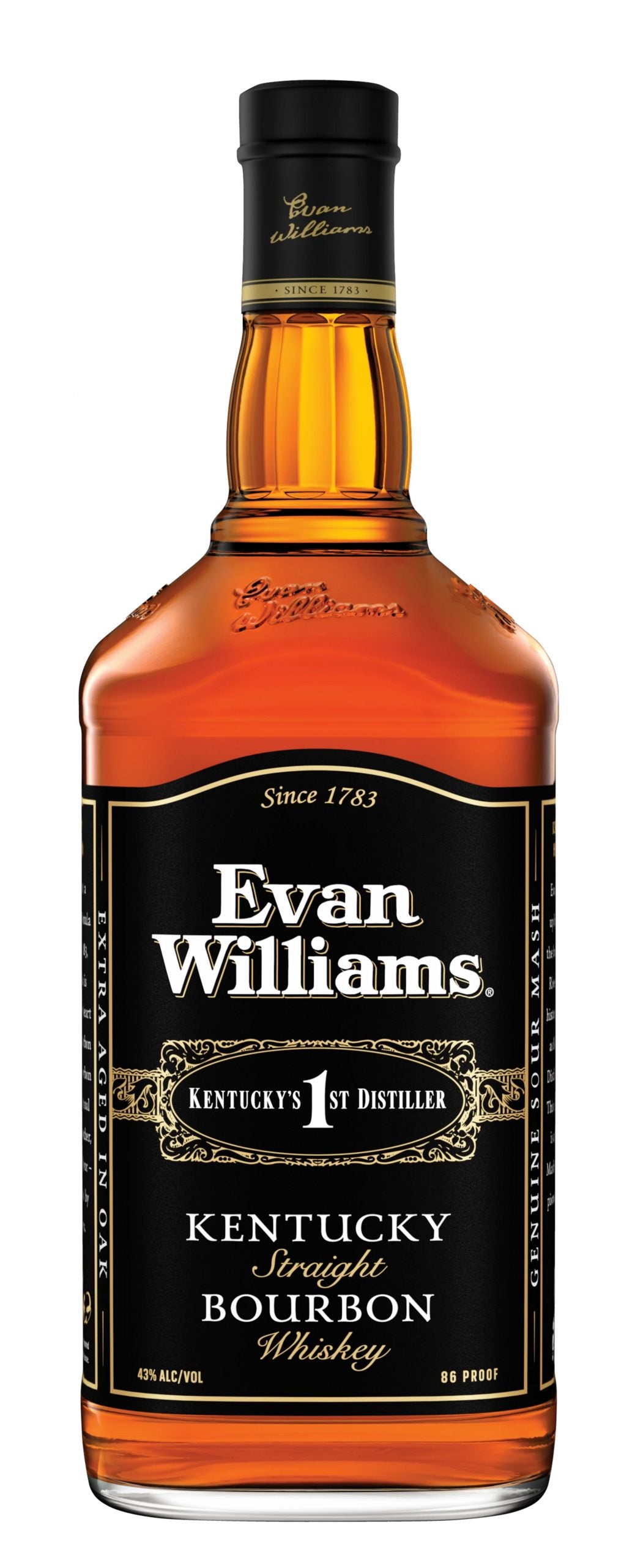 Evan Williams 86 Proof Kentucky Straight Bourbon Whiskey Plastic