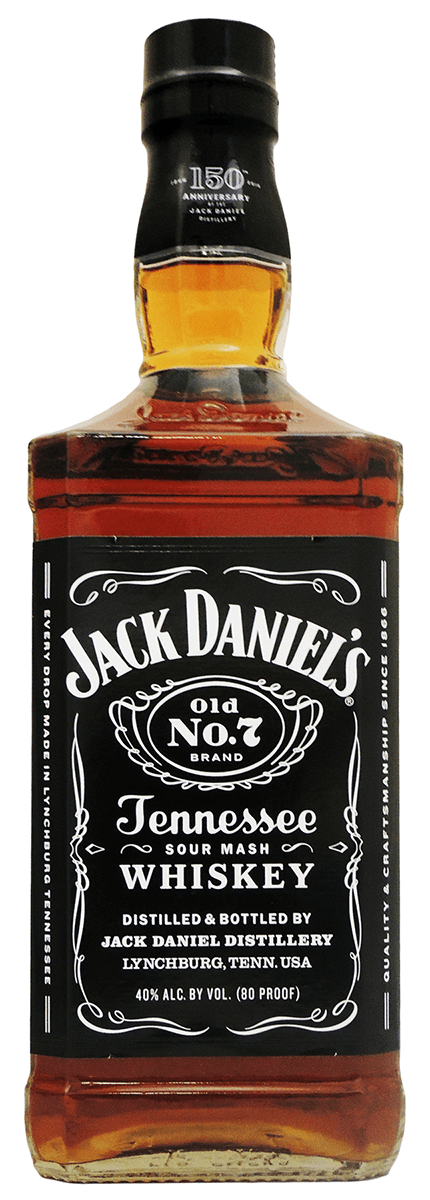 Jack Daniel's Old No. 7 80 Proof Tennessee Whiskey Bottle – Mann Jack Daniel's Old No. 7 80 Proof Tennessee Whiskey Bottle – Mann