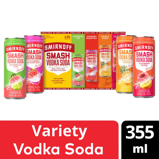 SMIRNOFF VODKA SODA 8 PK