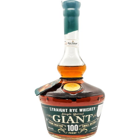 Giant Texas 100 Proof Bourbon Whiskey Bottle