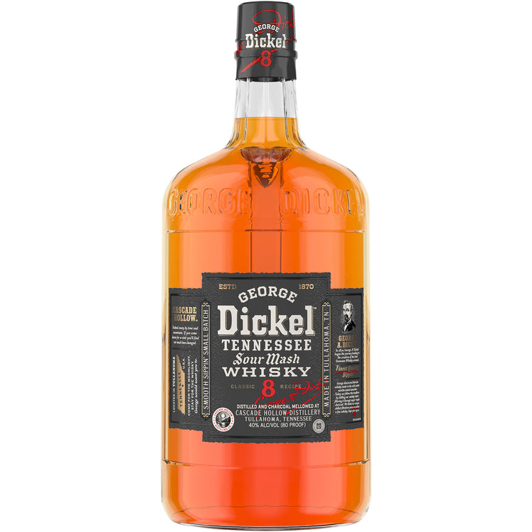 George Dickel Classic No. 8 Recipe Tennessee Sour Mash Whisky Bottle