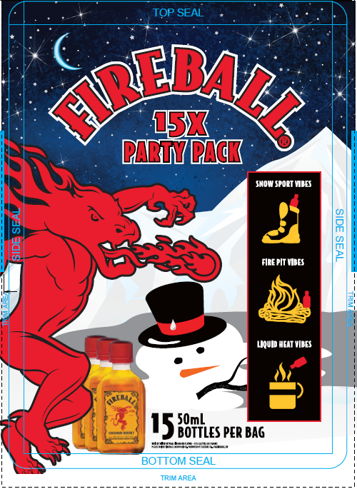 Fireball tailgating pack