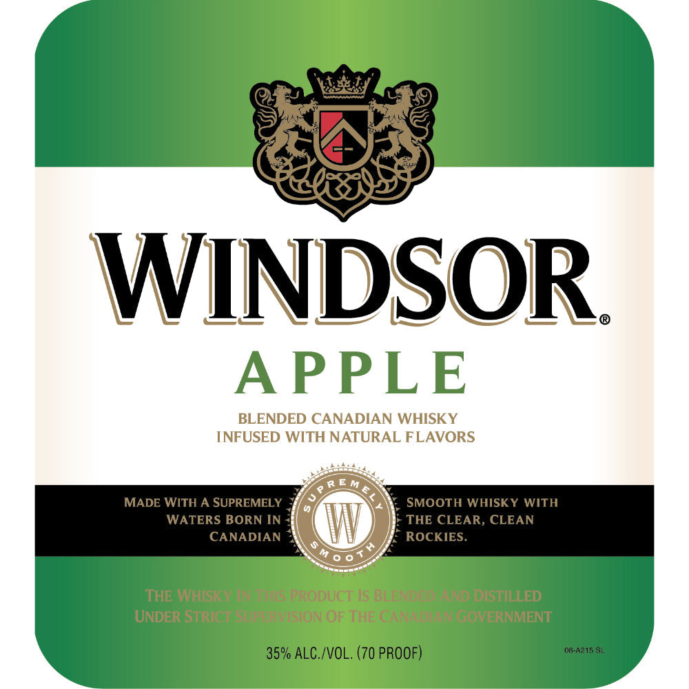 Windsor Canadian Apple Canadian Whiskey Bottle