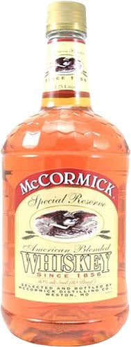 McCormick 80 Proof Special Reserve American Whiskey Bottle