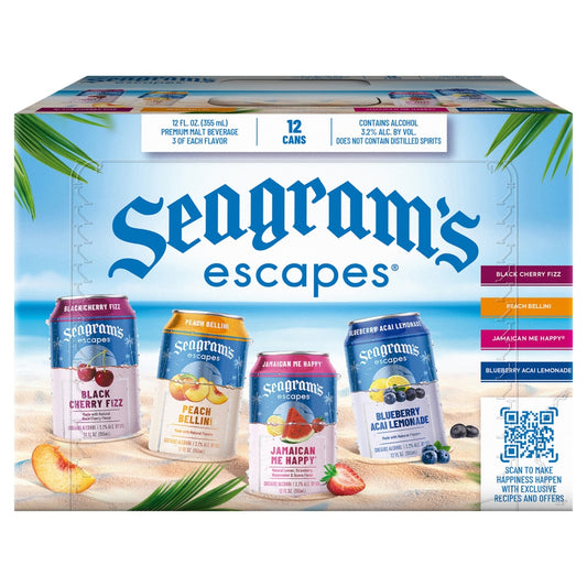 Seagram's Escapes Variety Pack Malt Beverage Cans