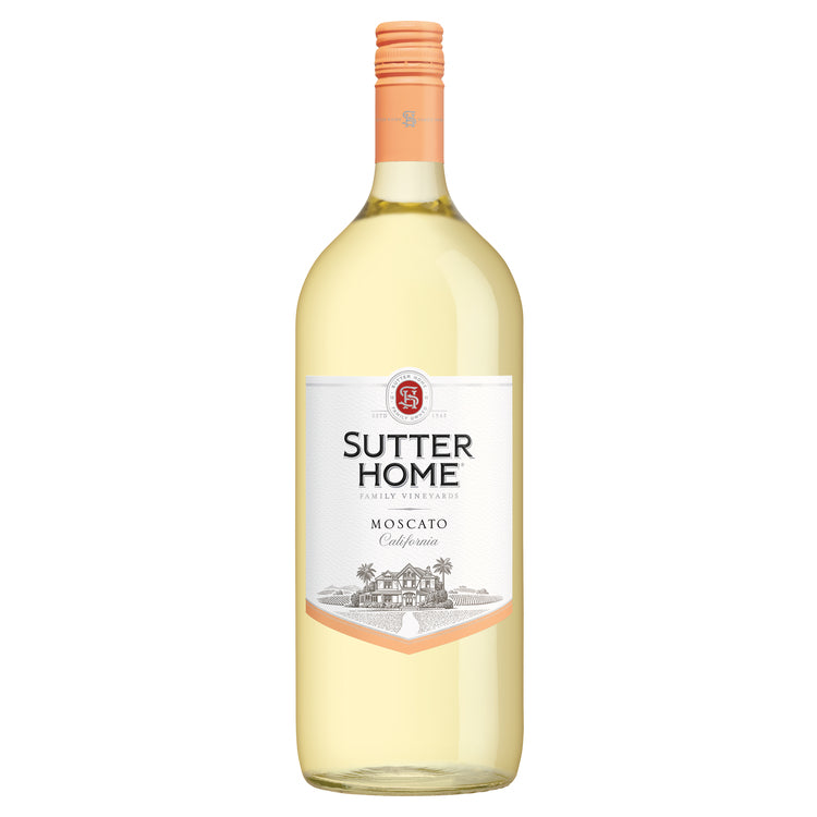 Sutter Home Moscato White Wine Bottle California