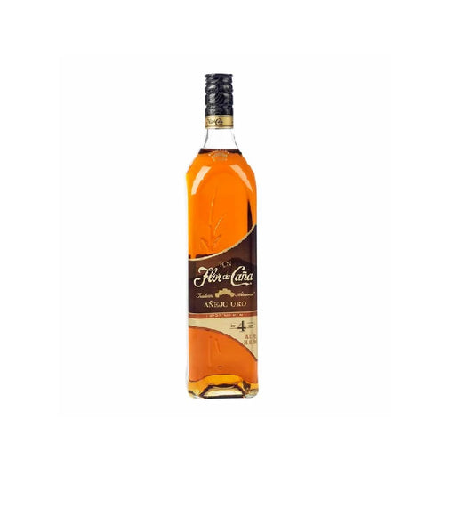 Flor de Cana 80 Proof 4 Year Gold Rum Bottle