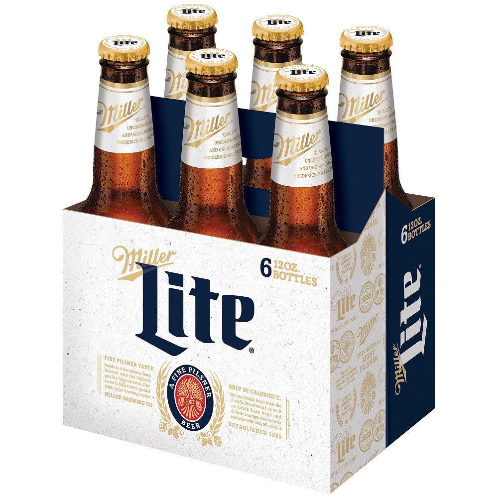 Miller Lite American Pilsner Light Lager Bottles