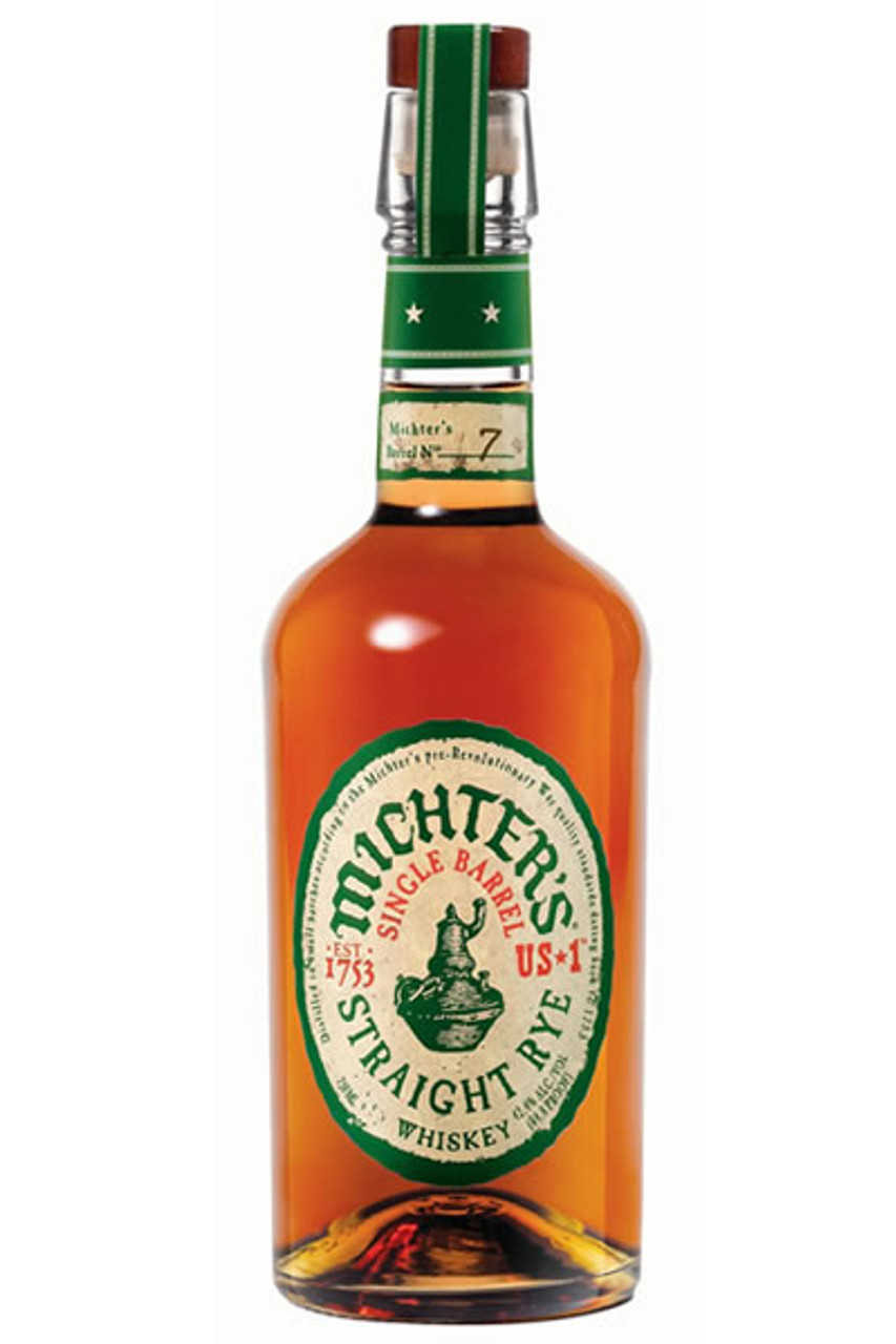 Michter's Straight Rye Whiskey Bottle