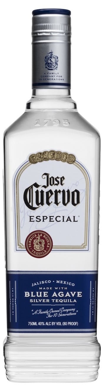 Jose Cuervo 80 Proof Especial Blue Agave Silver Tequila Bottle