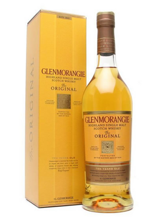 Glenmorangie Original Highland 10 Year Single Malt Scotch Whiskey Bottle