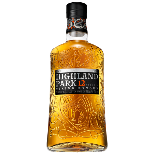 Highland Park 87 Proof 12 Year Old Viking Honour Single Malt Scotch Whisky Bottle