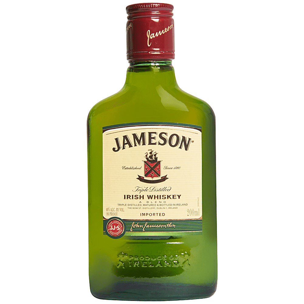 Jameson Original 80 Proof Triple Distilled Irish Whiskey Bottle