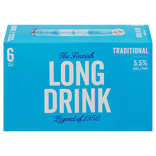 The Finnish Long Drink Traditional Hard Seltzer Cans