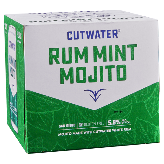 Cutwater Spirits Rum Mint Mojito Cocktail Cans