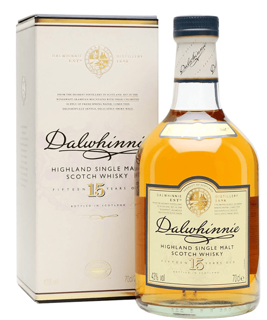 Dalwhinnie 15 Year Old 86 Proof  Single Malt Scotch Whisky Bottle