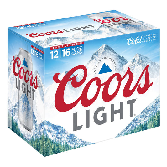 Coors Light Lager Can