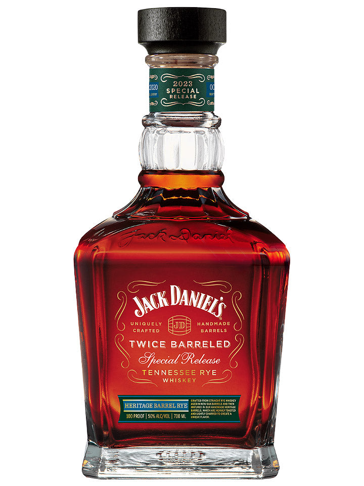 Jack Daniel's Twice Barreled Rye Whiskey Bottle