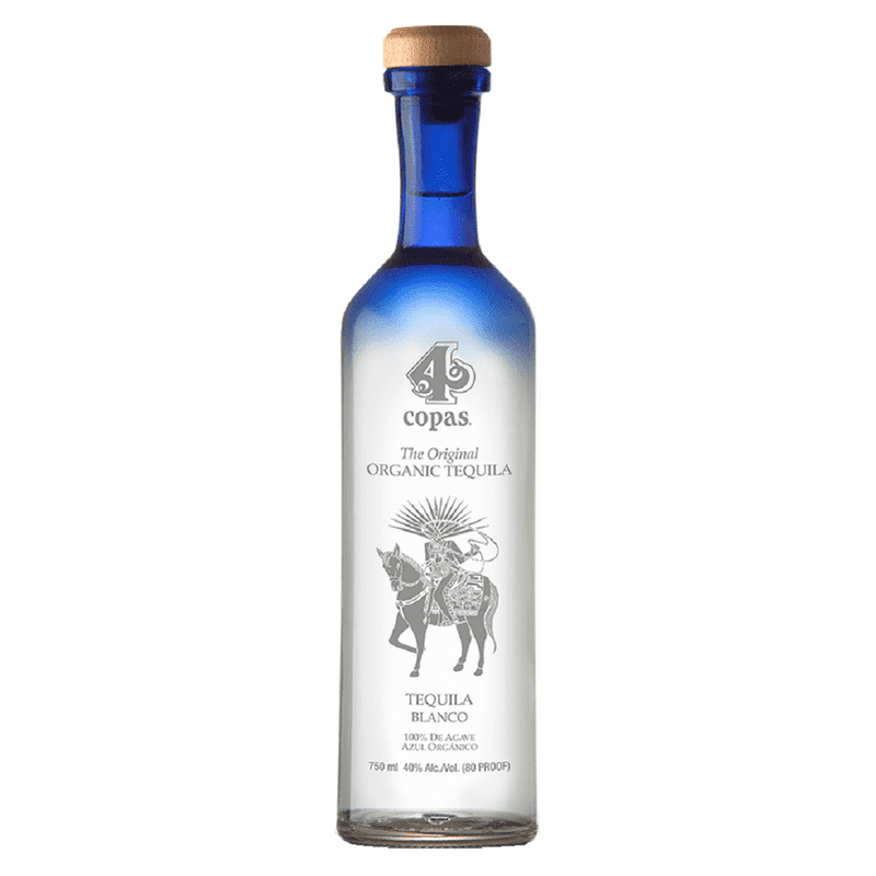 4 Copas Blanco Tequila Bottle