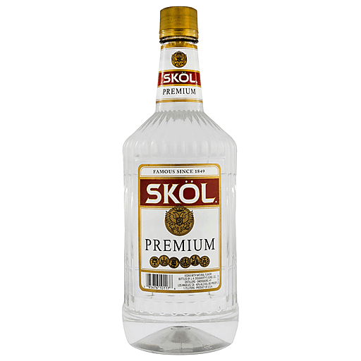 Skol 80 Proof Vodka Bottle