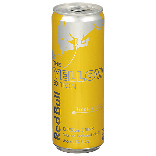 Red Bull The Yellow Edition Tropical Energy Drink Can