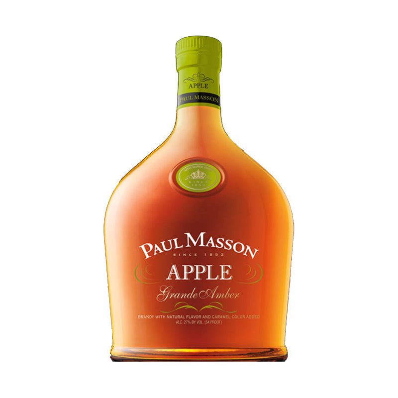 Paul Masson 54 Proof Apple Grande Amber Brandy Bottle