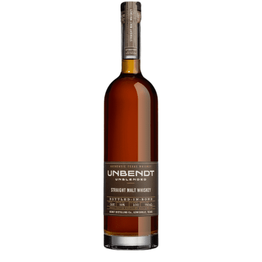 Unbendt Unblended 5-Year Old Malt Whiskey Bottle