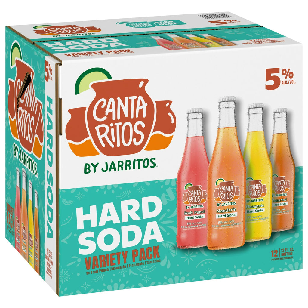 Jarritos Cantaritos Variety Pack Hard Soda Bottles