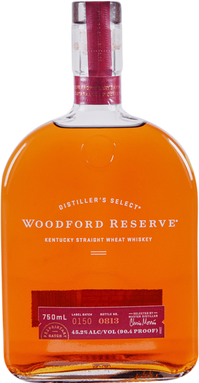 Woodford Reserve 90.4 Proof Kentucky Straight Wheat Whiskey Bottle