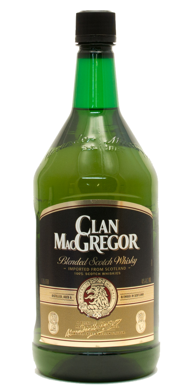 Clan MacGregor 80 Proof Blended Scotch Whisky Bottle