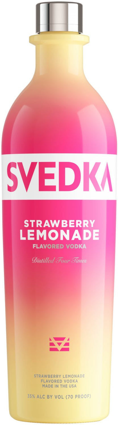 Svedka Strawberry Lemonade Flavored Vodka Bottle