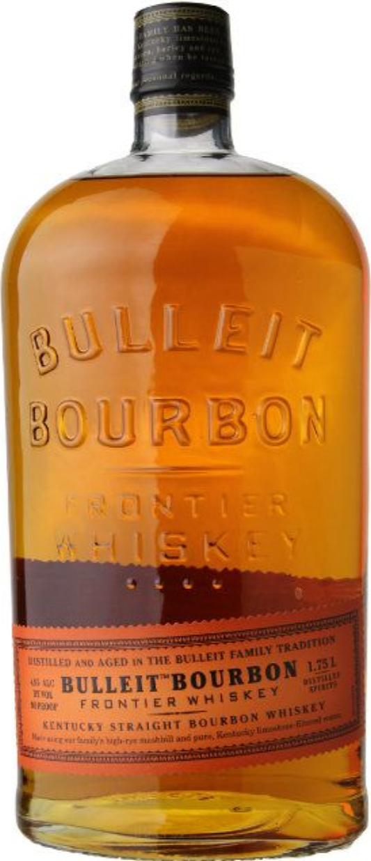 Bulleit Bourbon 90 Proof Kentucky Straight Frontier Whiskey Bottle