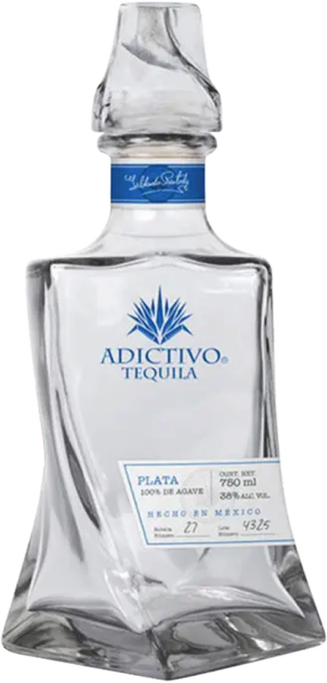 Adictivo 80 Proof Plata Tequila Bottle