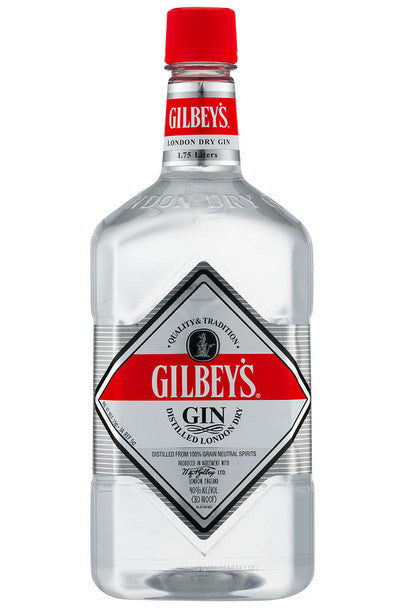 Gilbey's Distilled London 80 Proof Dry Gin Bottle