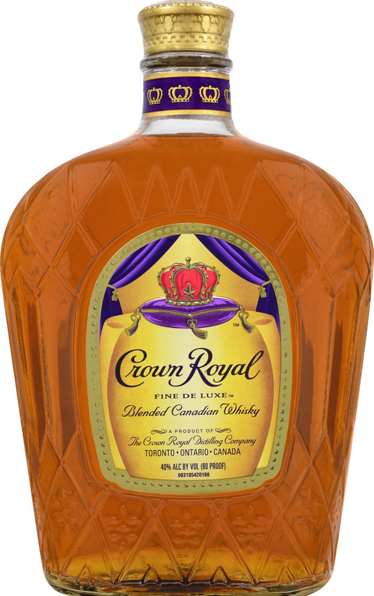 Crown Royal Fine Deluxe Blended Canadian Whisky Bottle