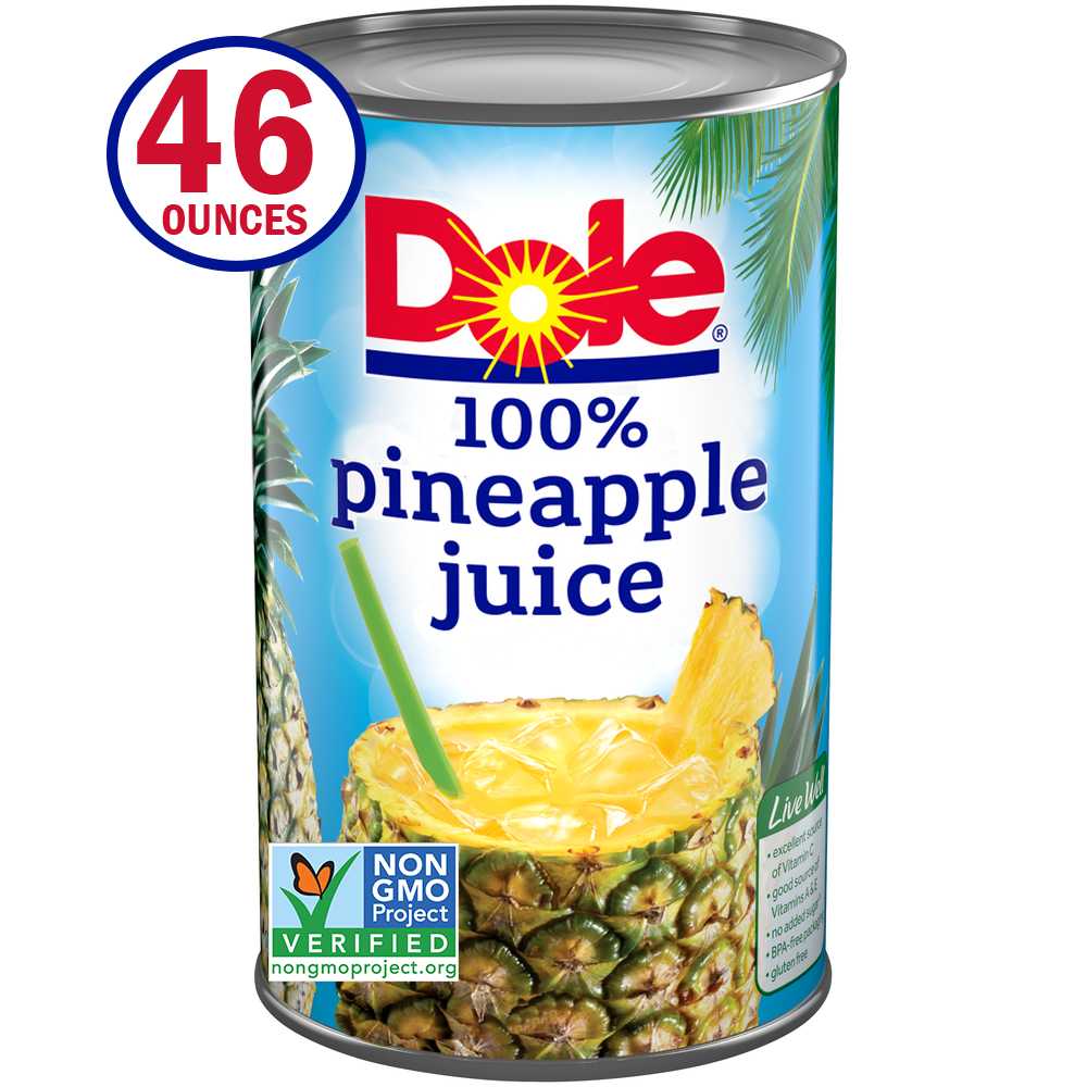 Dole 100% Juice Pineapple Juice Can