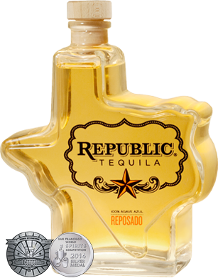 Republic Reposado Tequila Bottle