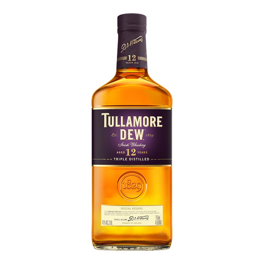 Tullamore Dew Special Reserve Aged 12 Years Triple Distilled Irish Whiskey Bottle