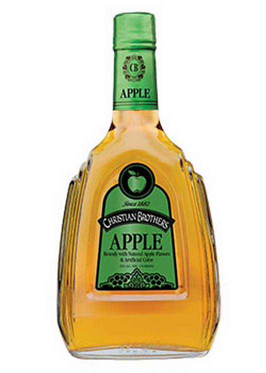 Christian Brothers Apple Flavored Brandy Bottle