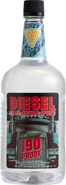 Diesel Grain Neutral 153 Proof American Whiskey Bottle