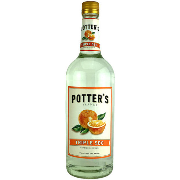 Potter's Triple Sec Liqueur Bottle