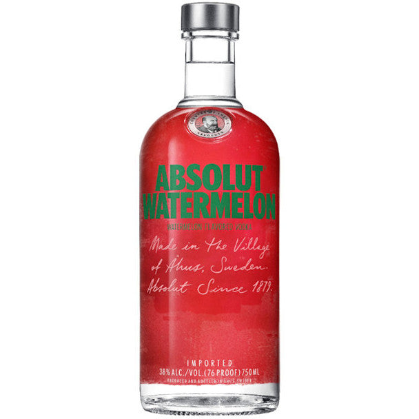 Absolut Watermelon Vodka Bottle