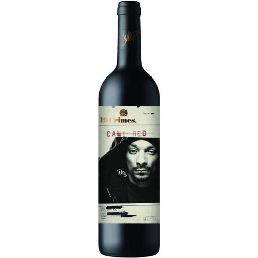 19 Crimes Snoop Dogg Cali Red Wine Bottle California