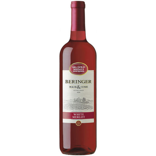 Beringer Main & Vine White Merlot Bottle