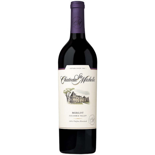 Chateau Ste. Michelle Merlot Bottle Columbia Valley