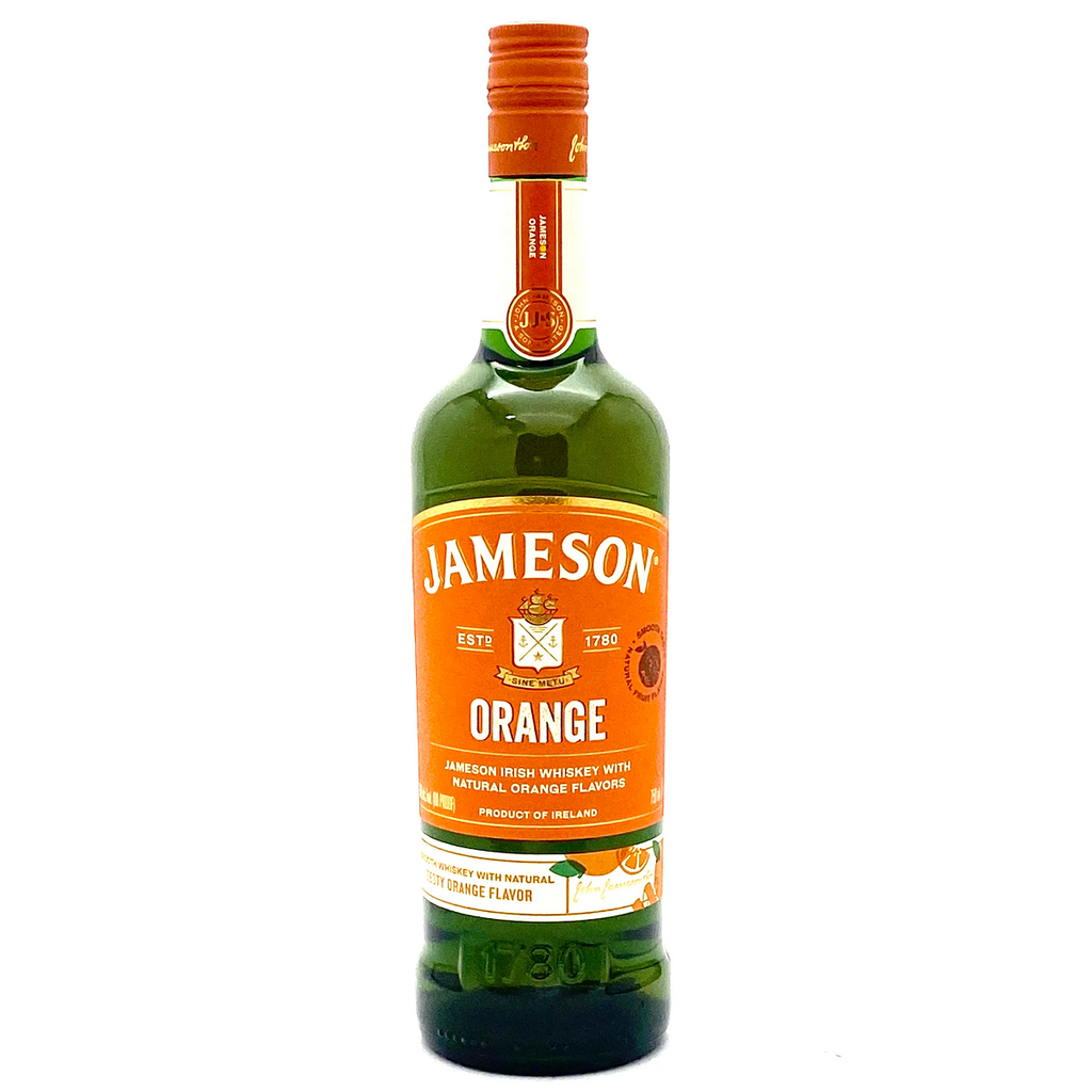 Jameson Orange Irish Whiskey Bottle