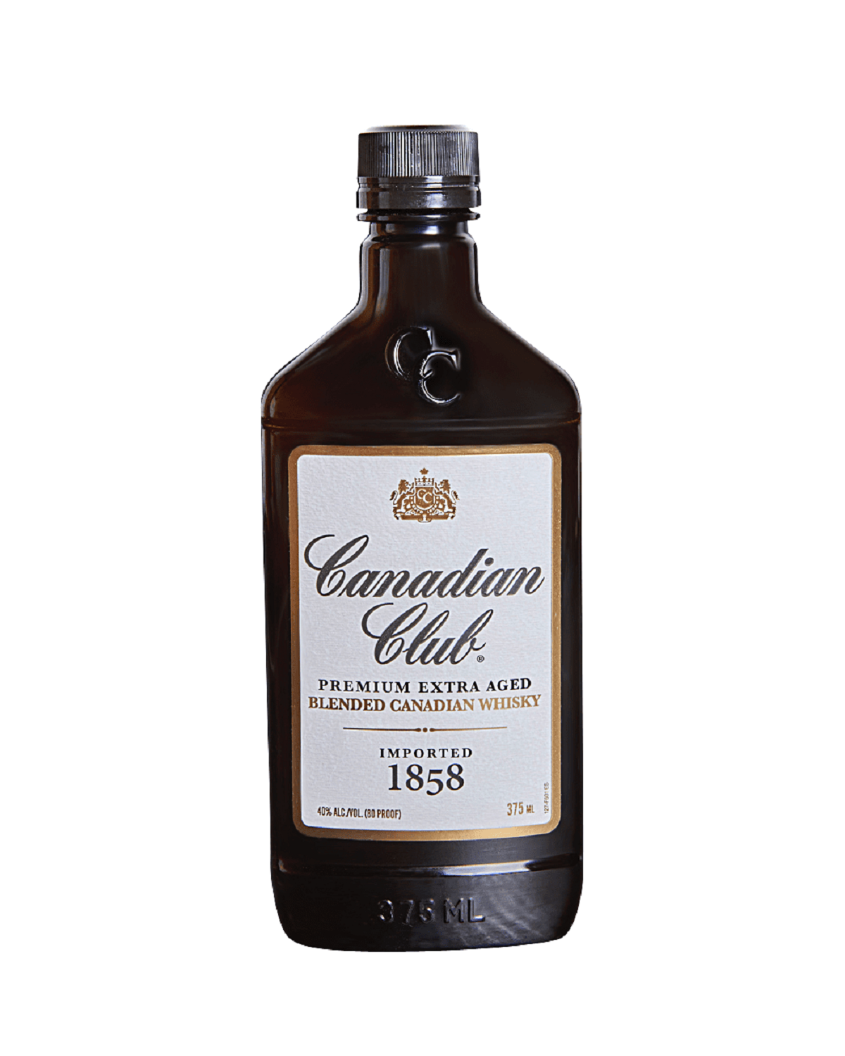 Canadian Club 1858 Original 80 Proof Blended Canadian Whisky Bottle