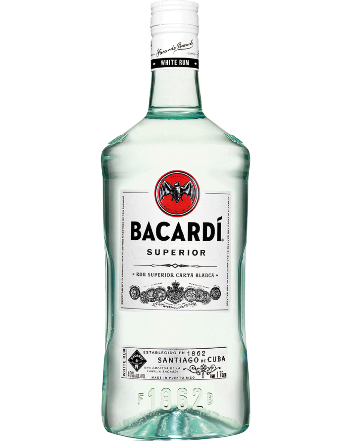 Bacardi Superior Rum Bottle