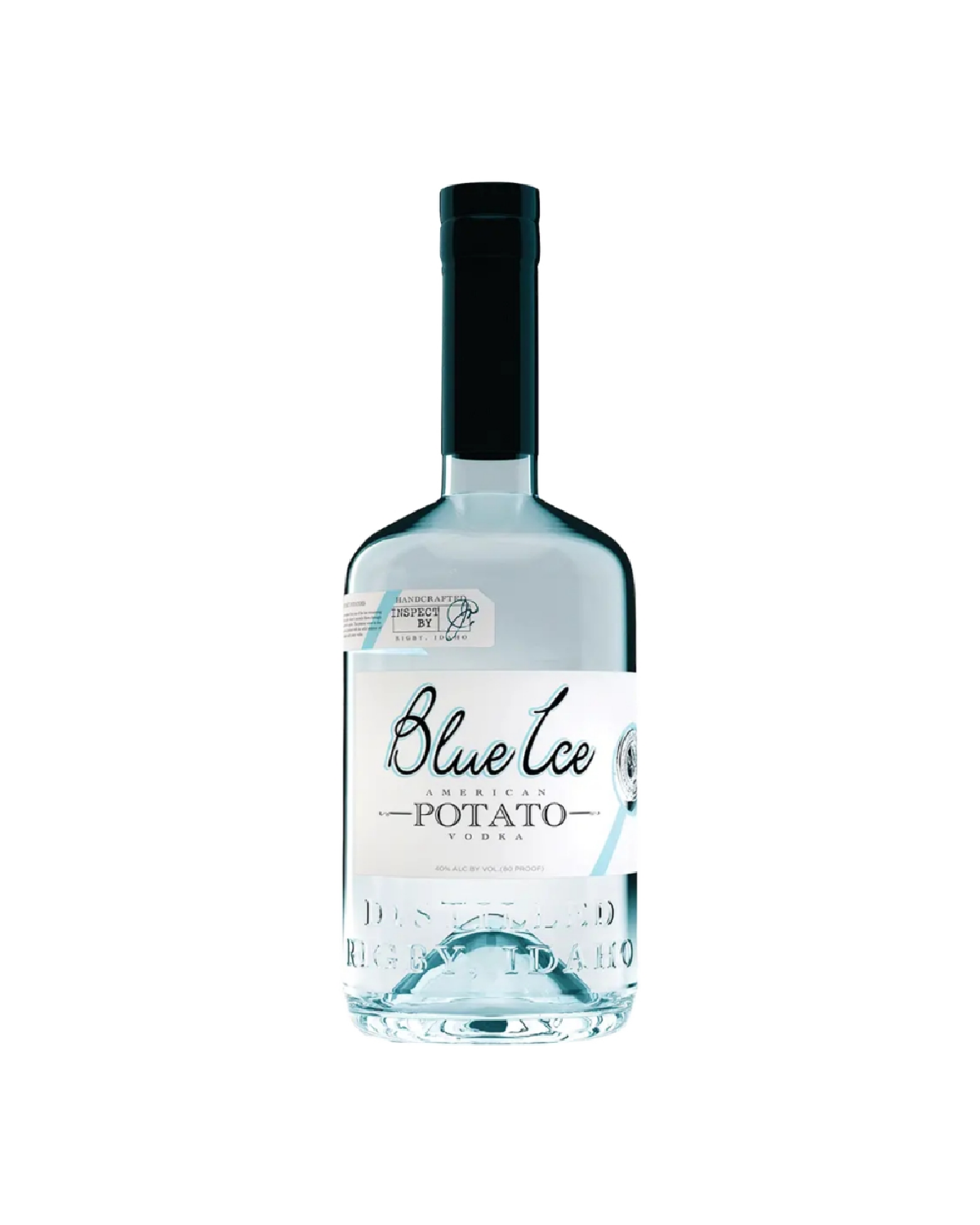 Blue Ice 80 Proof Potato Vodka Bottle